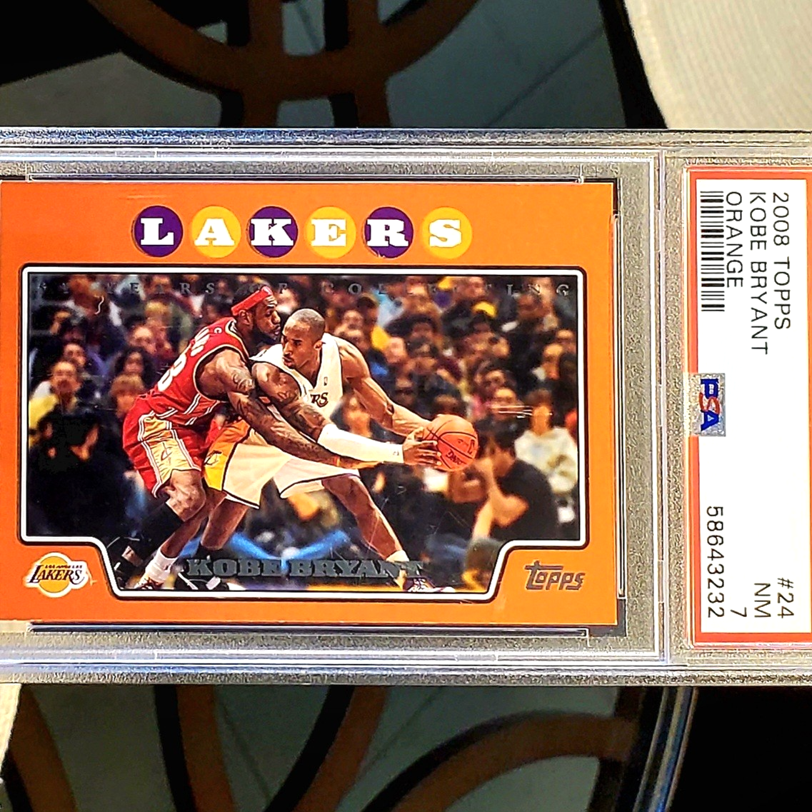 その他 2008 topps Kobe Bryant, lebron James Kobe/LeBron Topps Gold Refractor sets record in PWCC Premier
