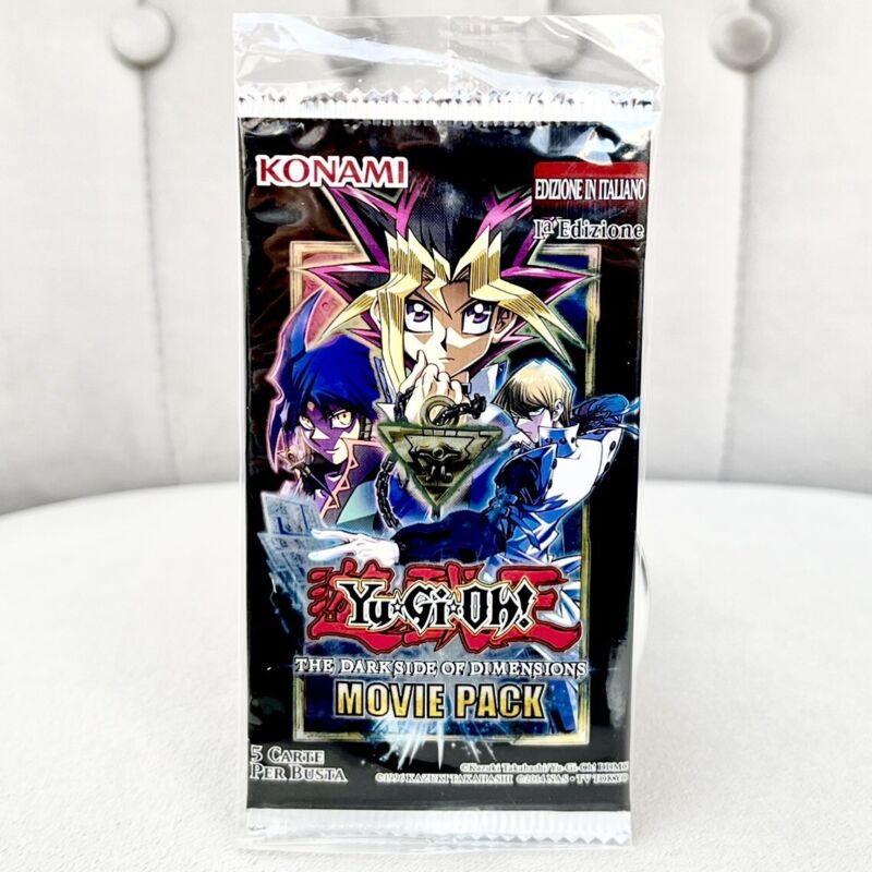Yu-gi-oh Movie Booster 5 Card Pack Sealed 1st Edition Promo Vintage Rare Yugioh