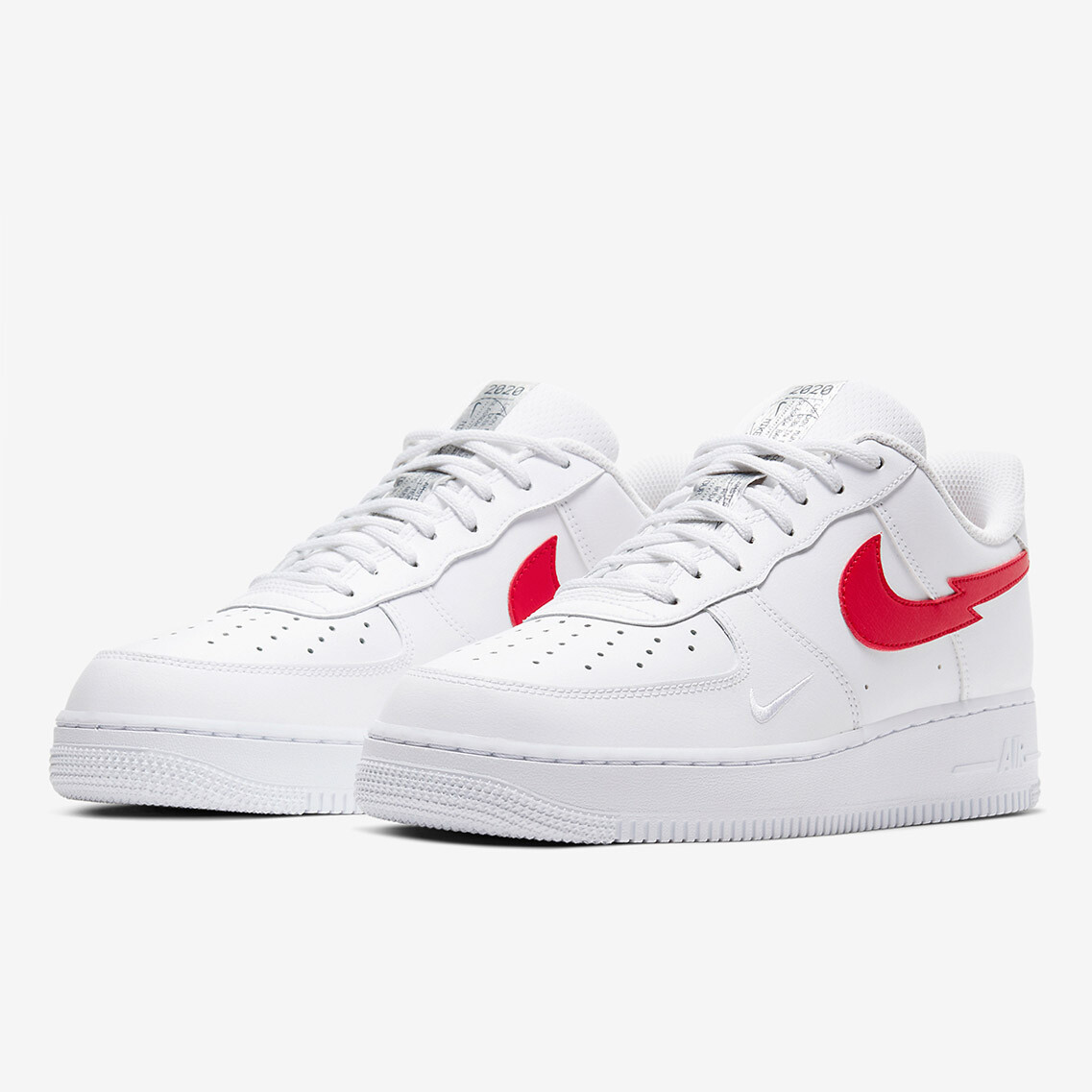 air forces white with red