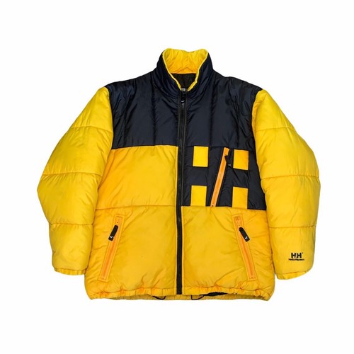 Mens Vintage 90's Helly Hansen Down Puffer Jacket Yellow