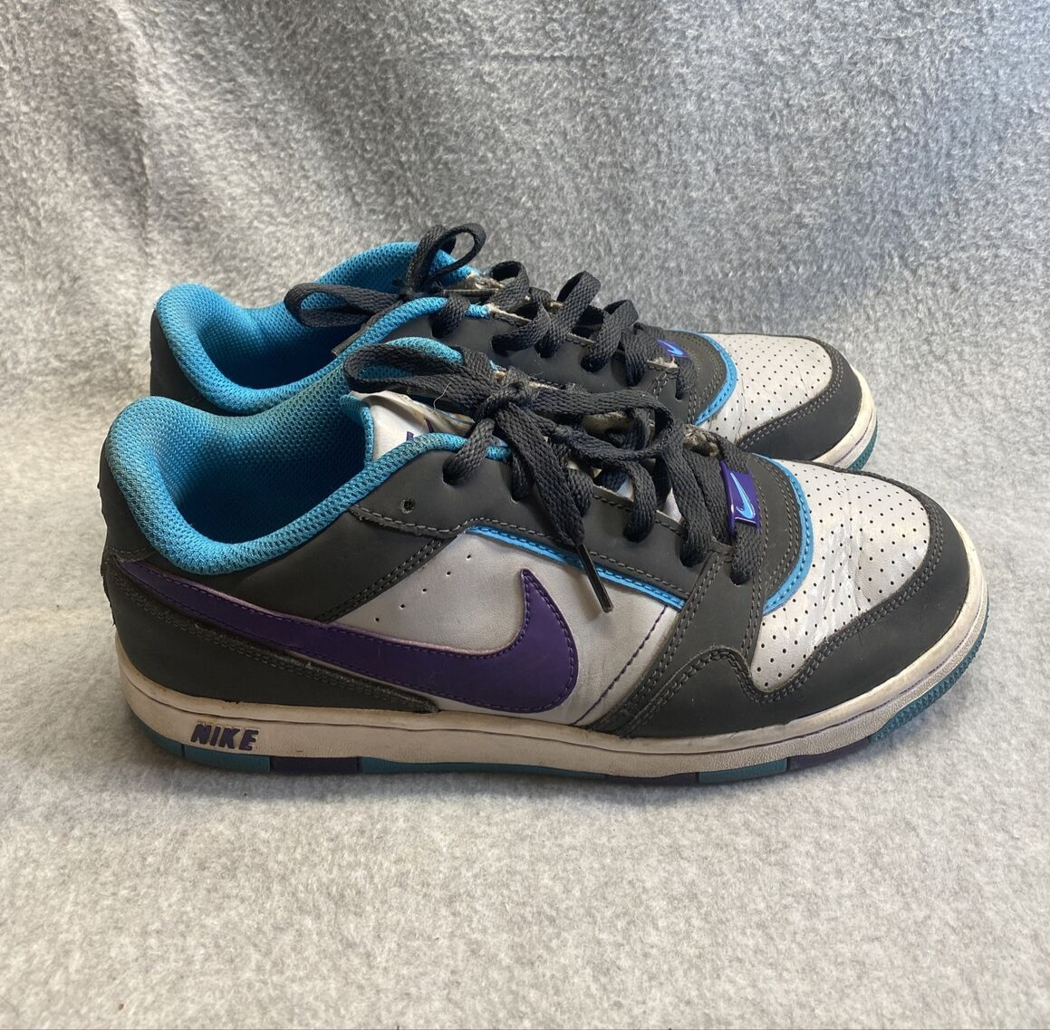 NIKE Air Prestige 3 SHOEs Women Sz 8 Gray Blue Purple 2012 NIKE Air Prestige 3 SHOEs Women Sz 8 Gray Blue Purple 2012