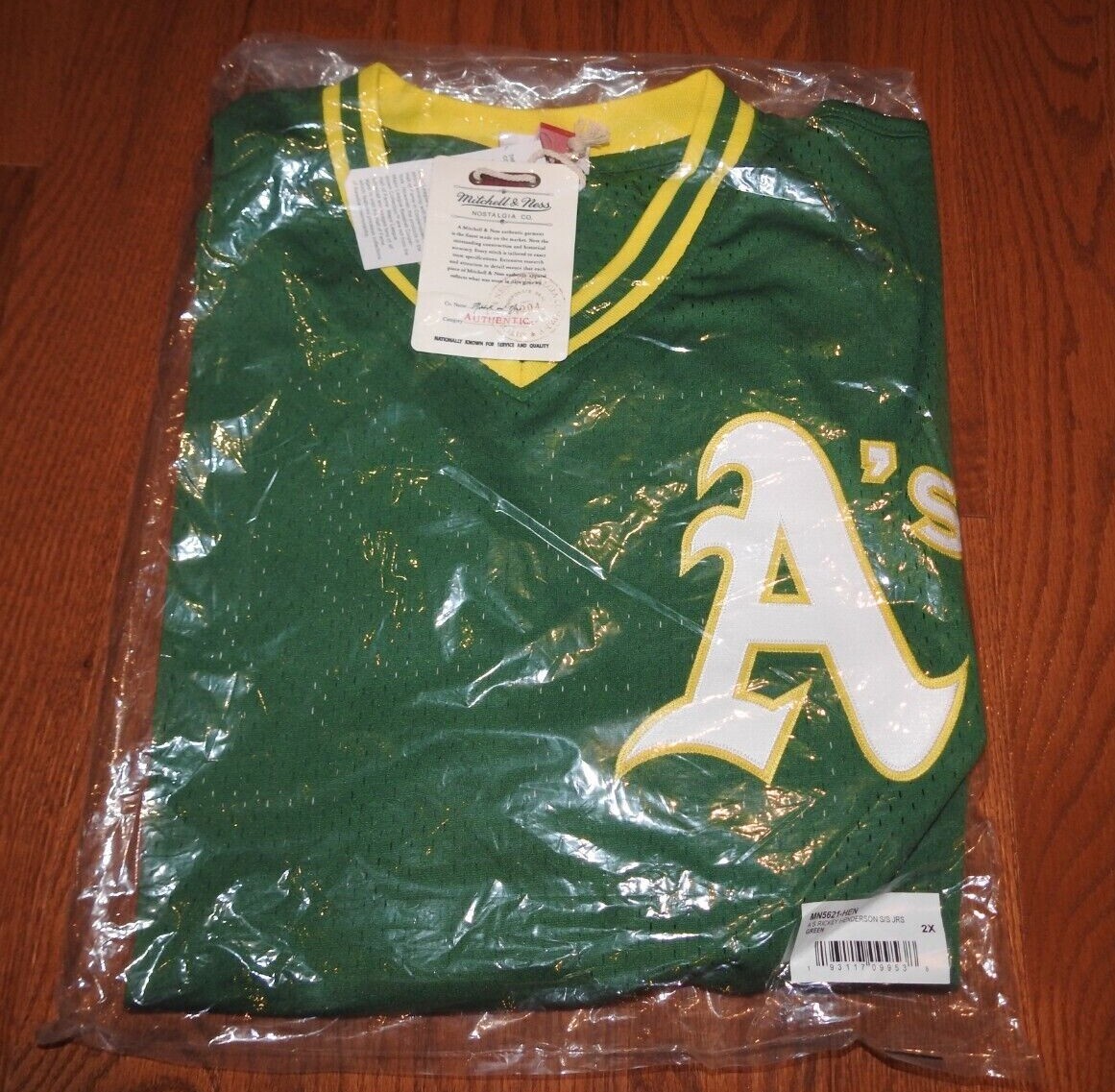 Mitchell & Ness Oakland A's #24 Baseball Jersey New Mens Big & Tall Sizes