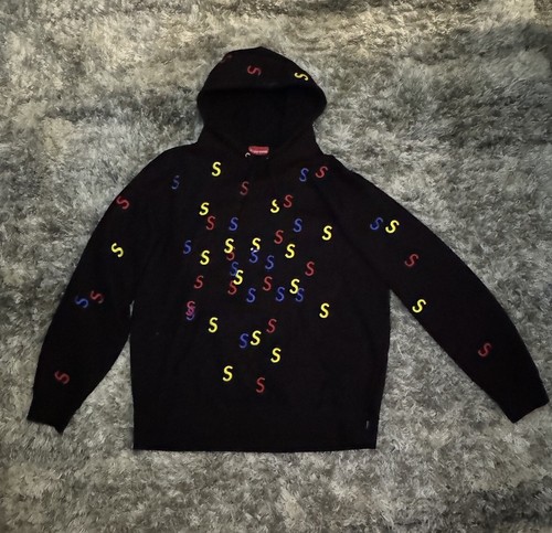 トップス Supreme Embroidered S Hooded Sweatshirt Supreme Embroidered S Hooded Sweatshirt Black Men's - SS21 - US