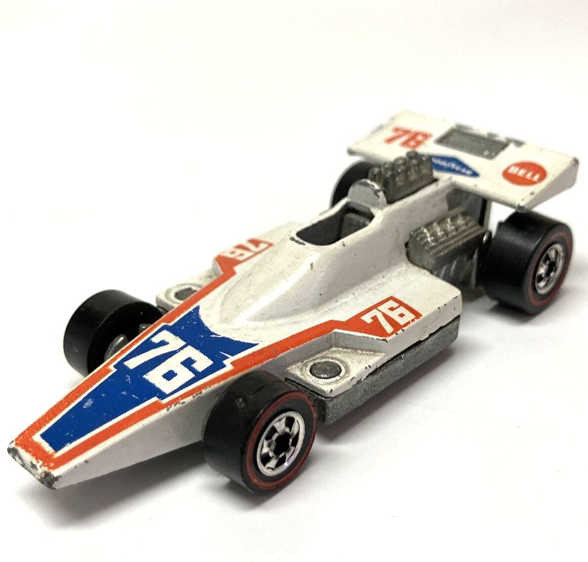 Hot Wheels Redline Formula 5000 1975 White Made in Hong Kong