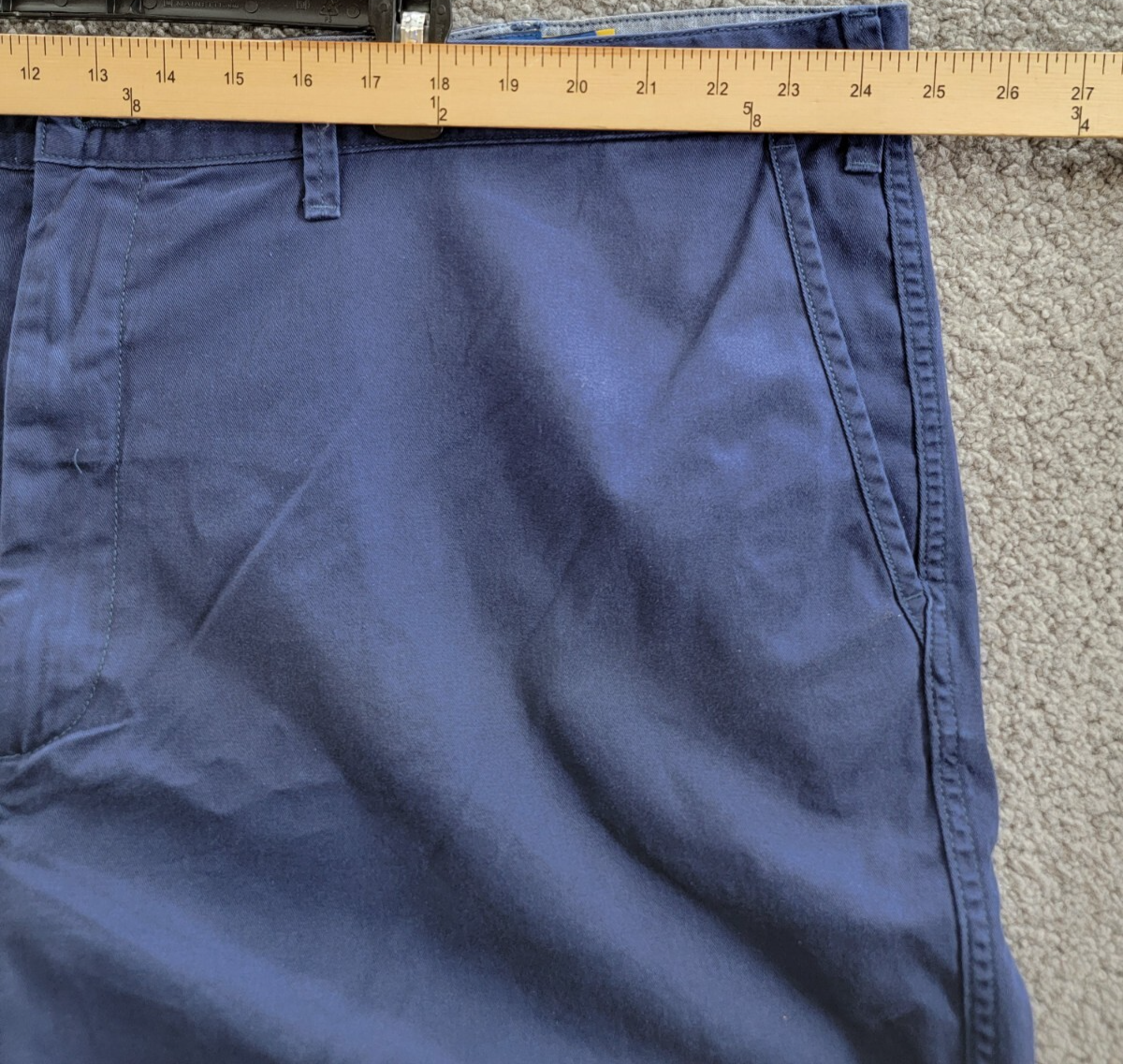 Polo Ralph Lauren Big & Tall Classic-Fit Chino Shorts Men's 48B Newport Navy - Picture 5 of 18