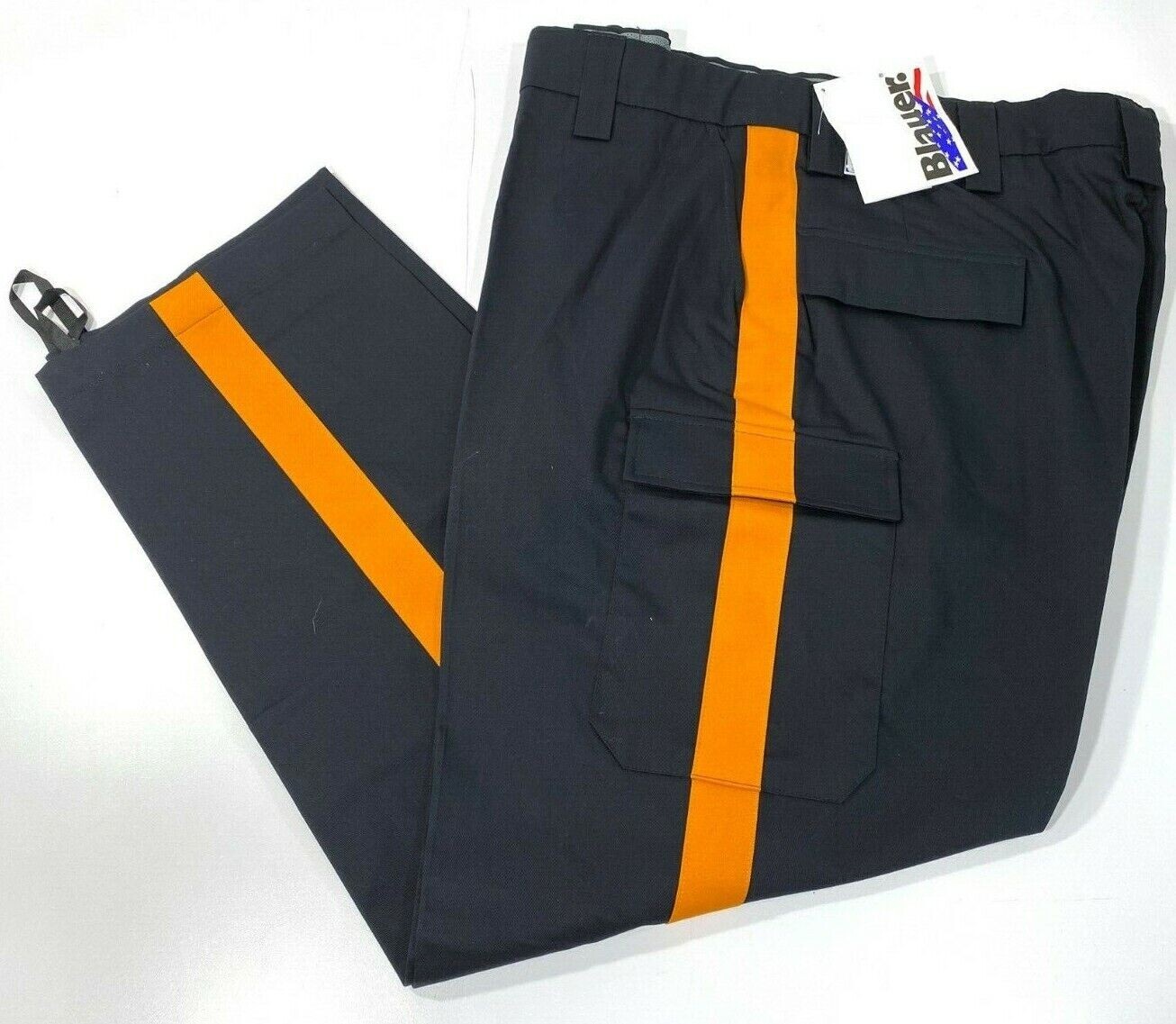 パンツ [MATINKIM]tuck point stripe trooper in dark navy MENS 29x34 BLAUER 8819-7A 6 POCKET NJ DOC PANTS DARK NAVY W