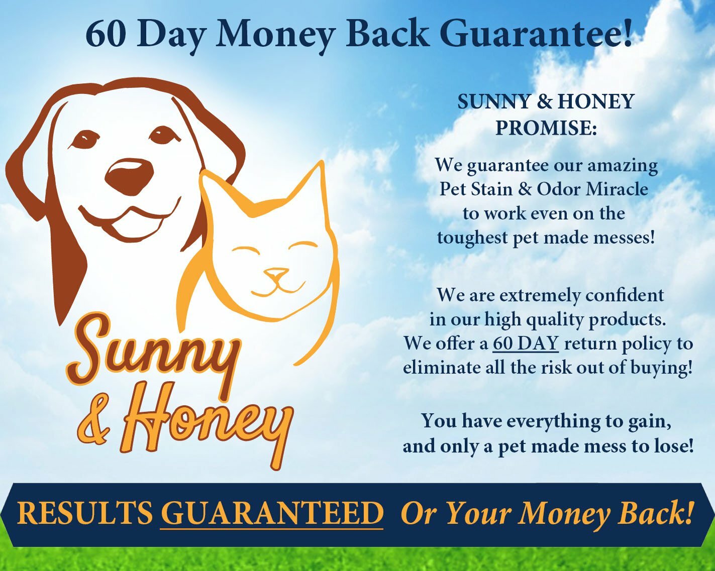 Pet Stain & Odor Miracle - Enzyme Cleaner for Dog and Cat Urine, Feces, Vomit,