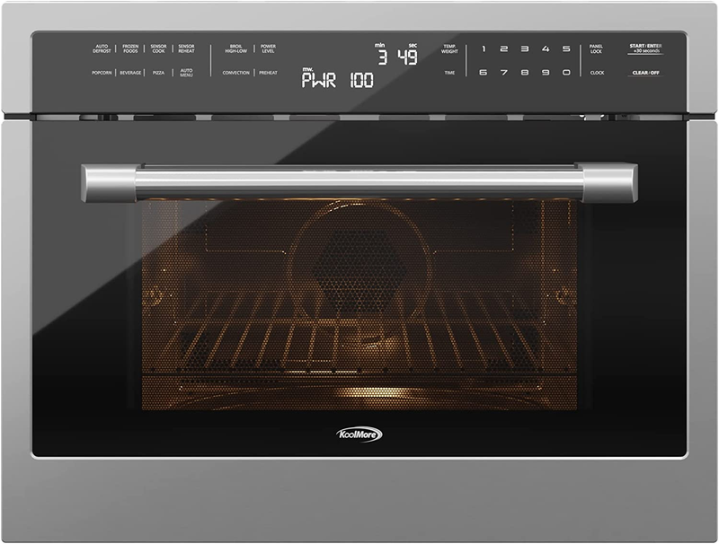 Koolmore KM-CWO24-SS 24 Inch Built-In Convection Oven and Microwave Combination