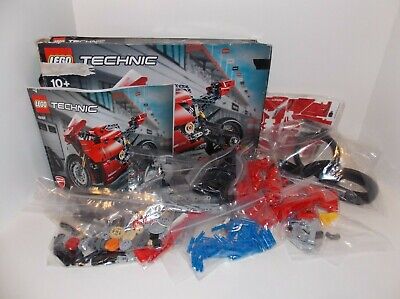 LEGO Ducati Panigale V4 R Technic 42107 Motorcycle Complete 646 Pcs