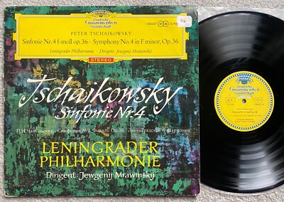 Tchaikovsky - Symphony No.4 - Mravinsky - DGG stereo LP 138 657 - Red Stereo