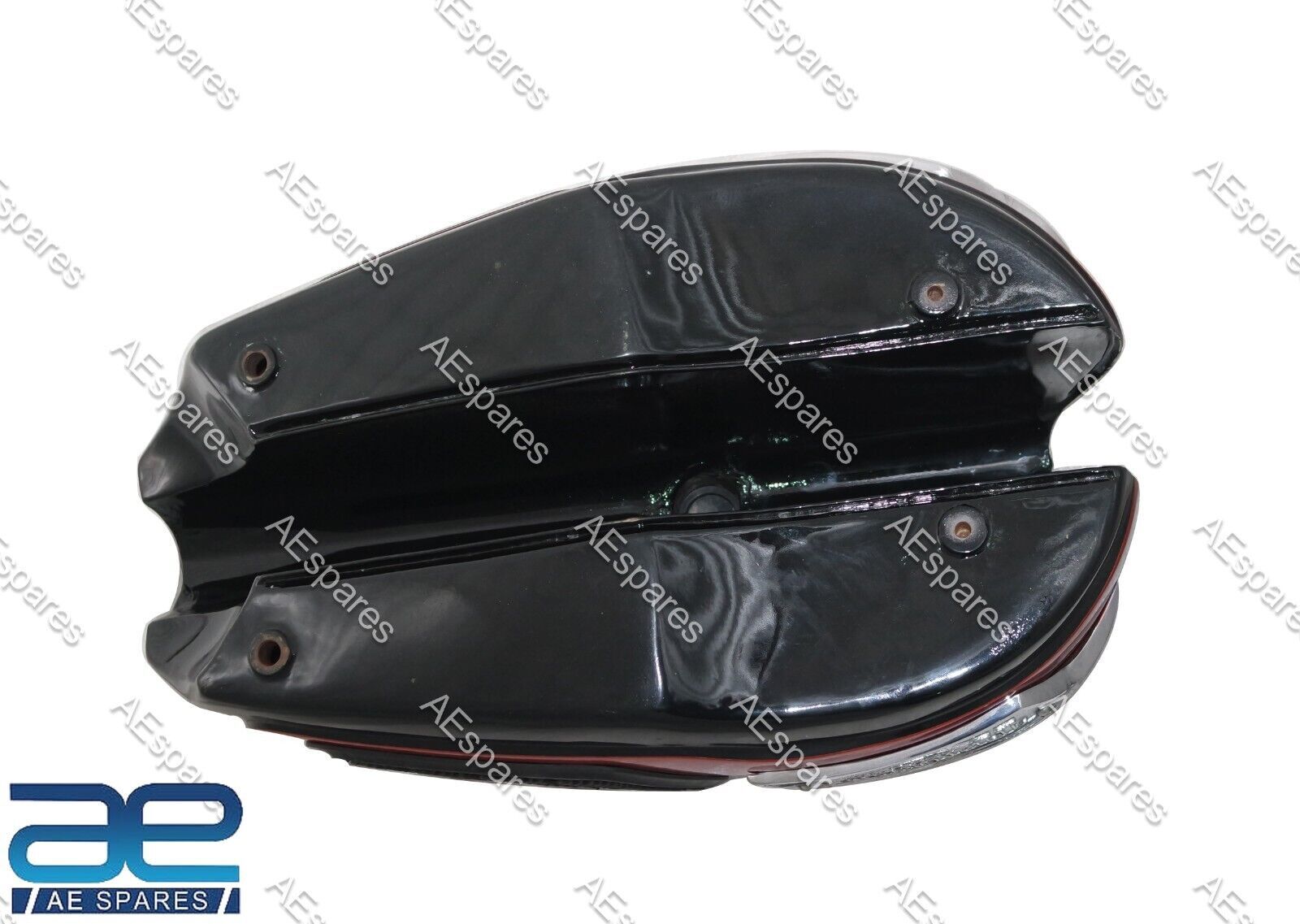 For Triumph Trophy TR25W Black & Red Fuel Gas Tank With Badge 2501969-71 