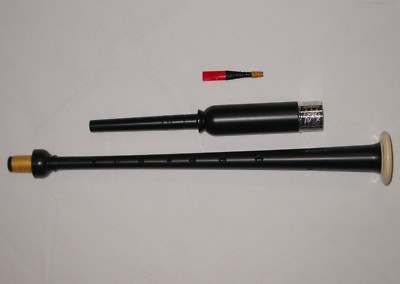 McCallum PC5 Plastic Long Practice Chanter Victorian Engraved with Soft Case