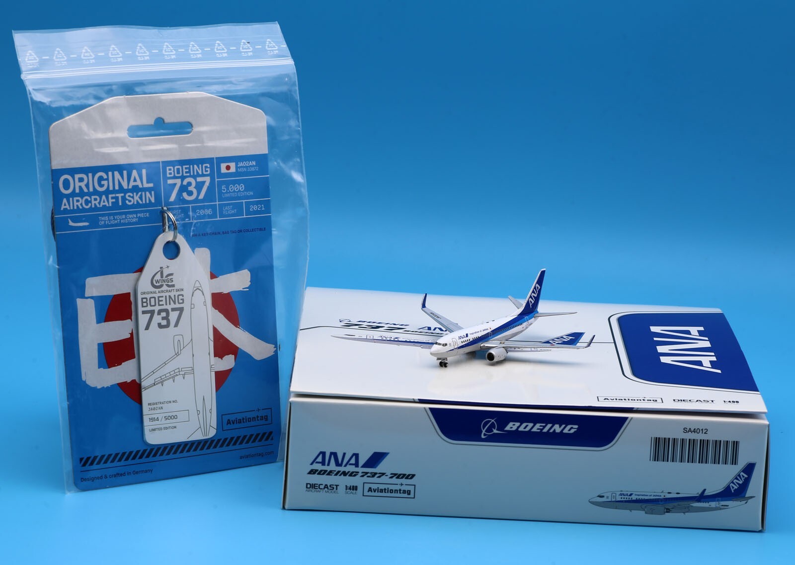 JC Wings 1:400 All Nippon Airways Boeing 737-700 Diecast JC Wings 1:400 All Nippon Airways Boeing 737-700 Diecast