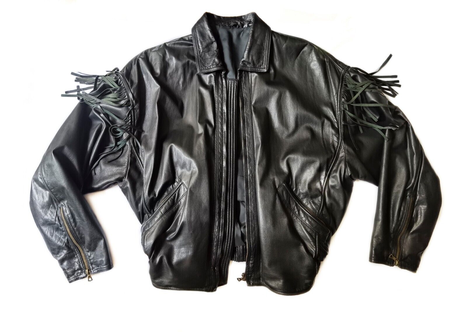 GIANNI VERSACE Fringe Leather Jacket S/S 1990 RARE | eBay GIANNI VERSACE Fringe Leather Jacket S/S 1990 RARE | eBay