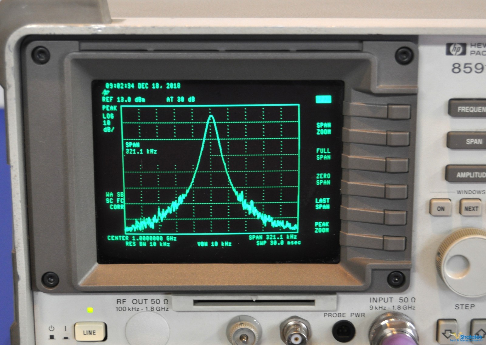 HP Agilent 8591E Spectrum Analyzer (9 kHz to 1.8 GHz) with Warranty
