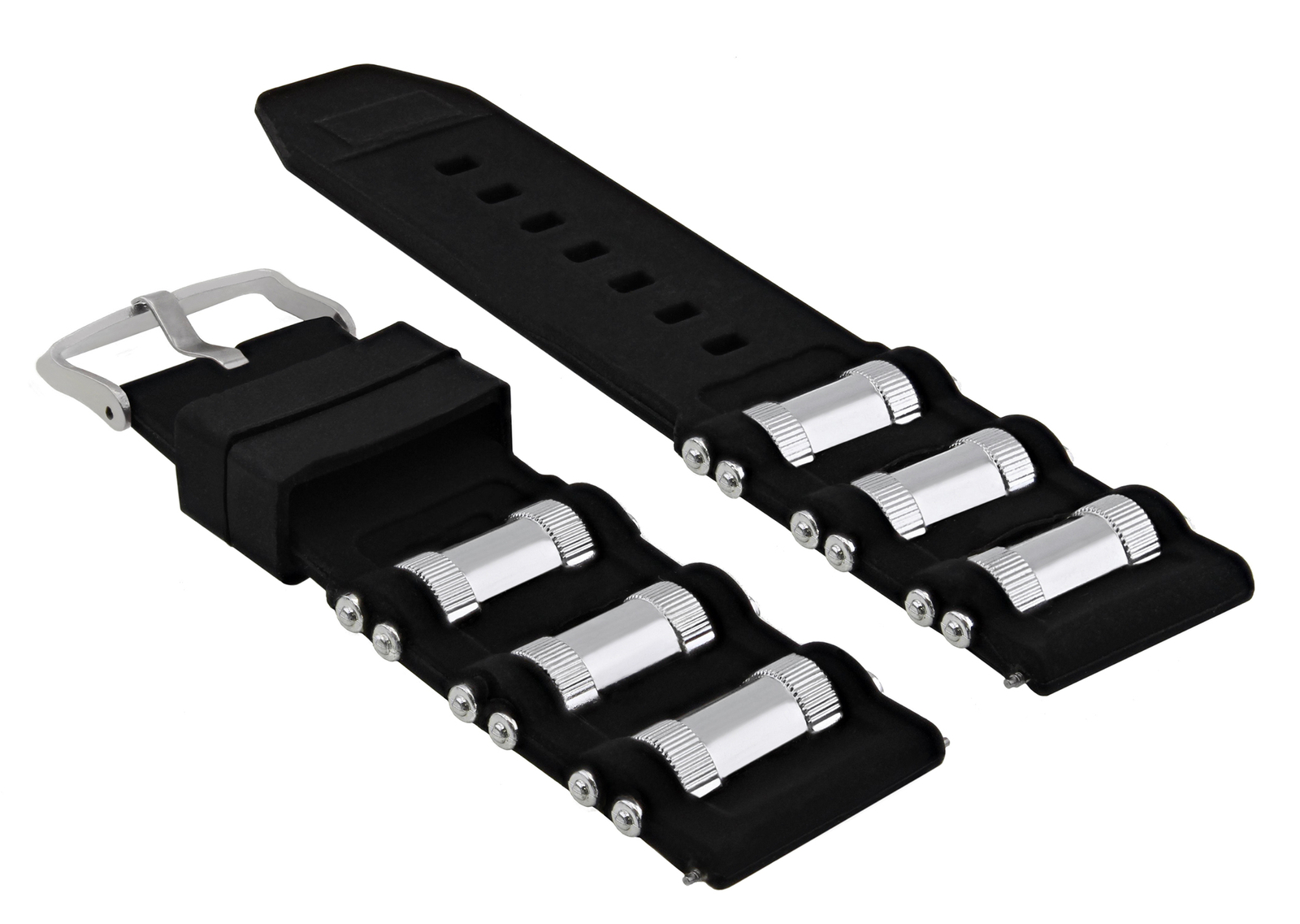 26MM SILICONE RUBBER DIVER WATCH BAND STRAP FOR INVICTA EXCURSION 18202