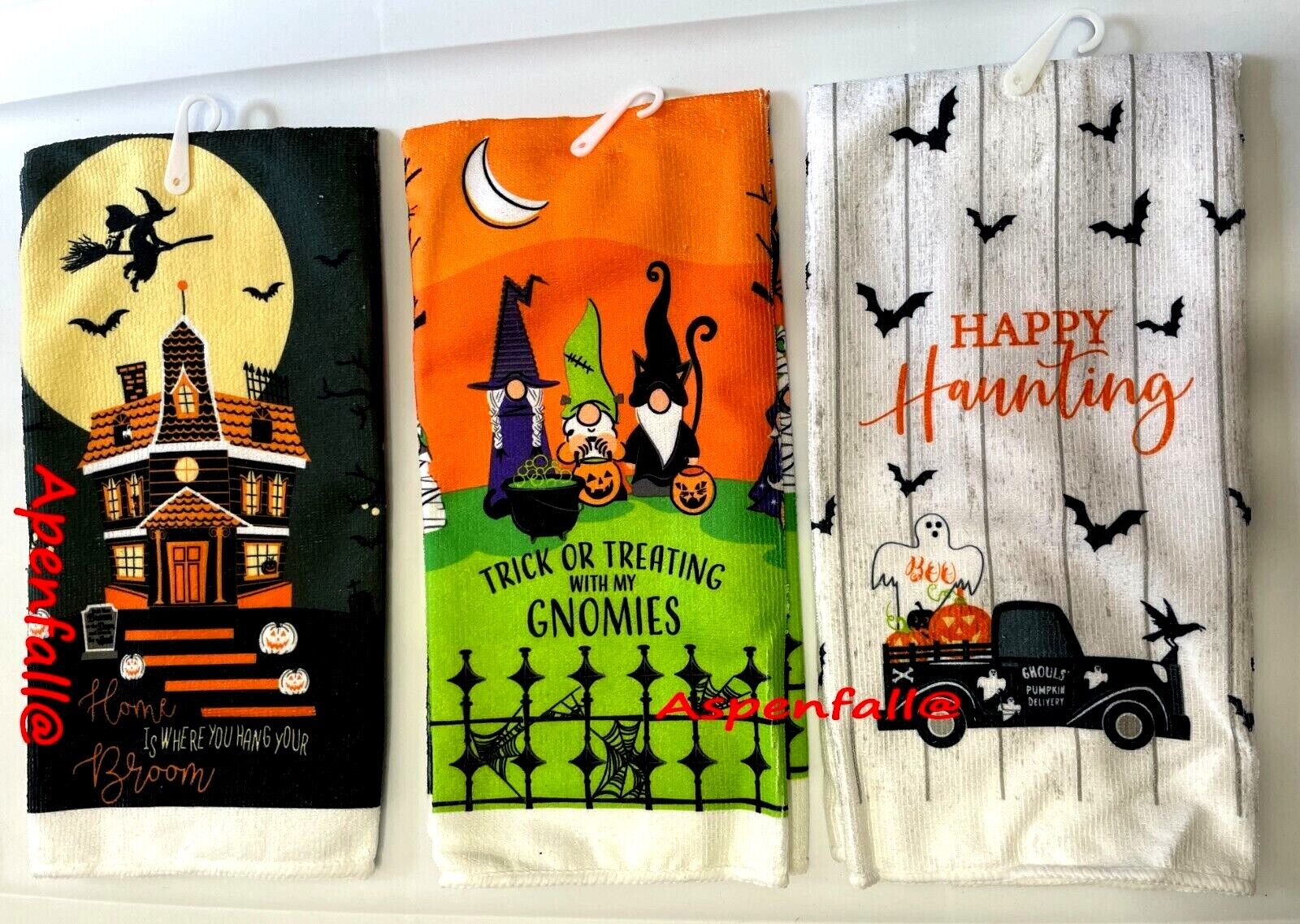 Towels~ Halloween~~Set of 3 Different Designs~ Kitchen Hand 