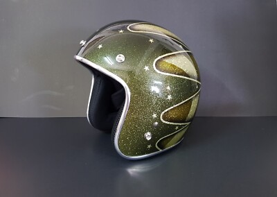 洋書 VINTAGE FLYNG HELMETS 1950s US Navy Korean War H-4 Flight Helmet XL MFG Bassons