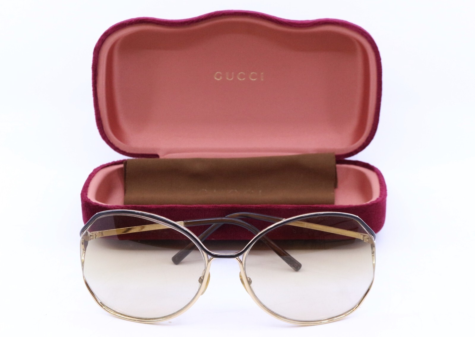 Gucci グッチ　サングラス　GG2846/S Women's Gucci GG2846/S Women's Oversized YD3DL Gold Metal Italy 63
