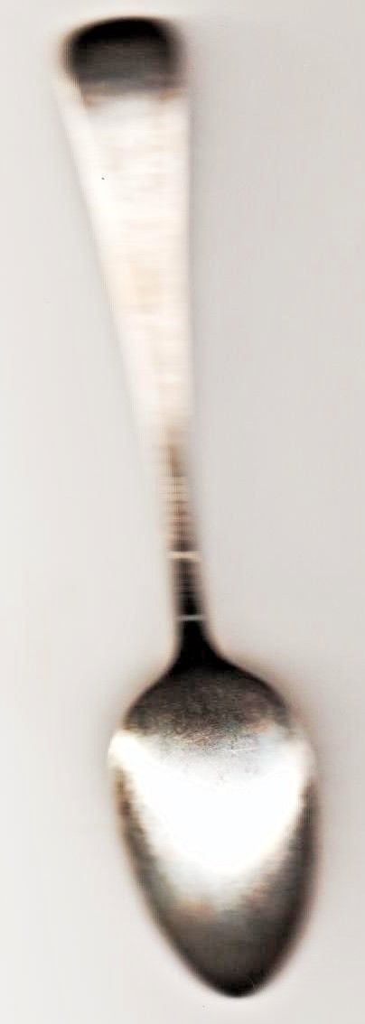 Salt Lake w/ Building Pat 1889 Sterling SILVER Souvenir Spoon Utah Mormon Temple