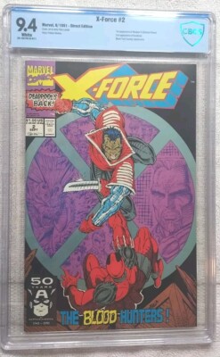 X-Force #2 (Marvel Comics September 1991) CBCS 9.4