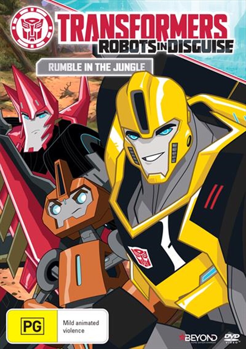 Transformers- Robots In Disguise: Rumble In Jungle (DVD) New & Sealed - Reg 4 - Picture 1 of 1