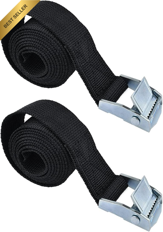 2PCS Lashing Straps with Buckles Adjustable, up to 600Lbs,Tie down Straps for Mo