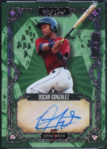 2023 Wild Card 5 Card Draw - Oscar Gonzalez #5CDCL-74