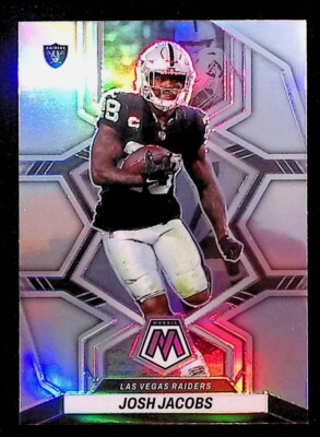 Josh Jacobs 2022 Panini Mosaic Silver Prizm #116