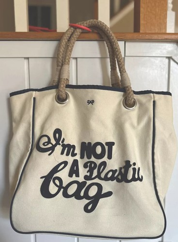 Anya Hindmarch I’m Not A Plastic Bag I'm not a plastic bag' tote bag | Hindmarch, Anya | V&A