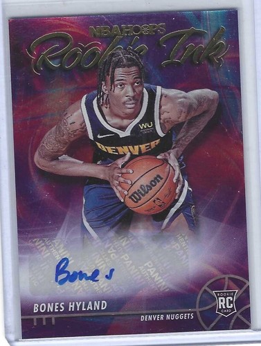 BONES HYLAND 2021-22 PANINI NBA HOOPS ROOKIE INK FOIL AUTO