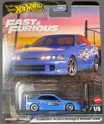 Hot Wheels Premium Fast and Furious Custom Acura Integra Sedan GSR 1/5