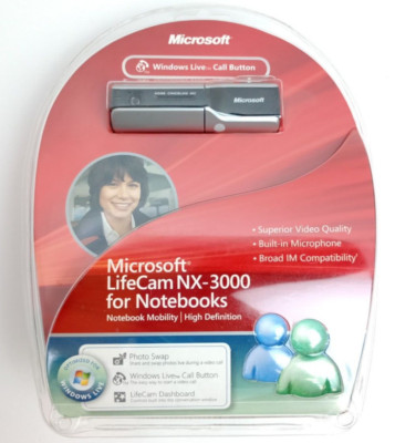 NEW/SEALED Microsoft LifeCam NX-3000 Web Cam