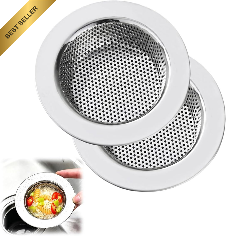 Kitchen Sink Strainer Stainless Steel, Kitchen Sink Drain Strainer, Sink Straine