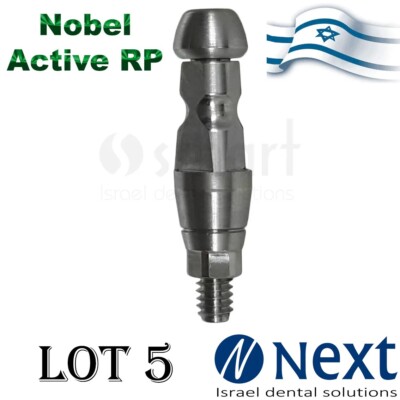 lot x5 Abutment Nobel Active RP compatible close transfer impression