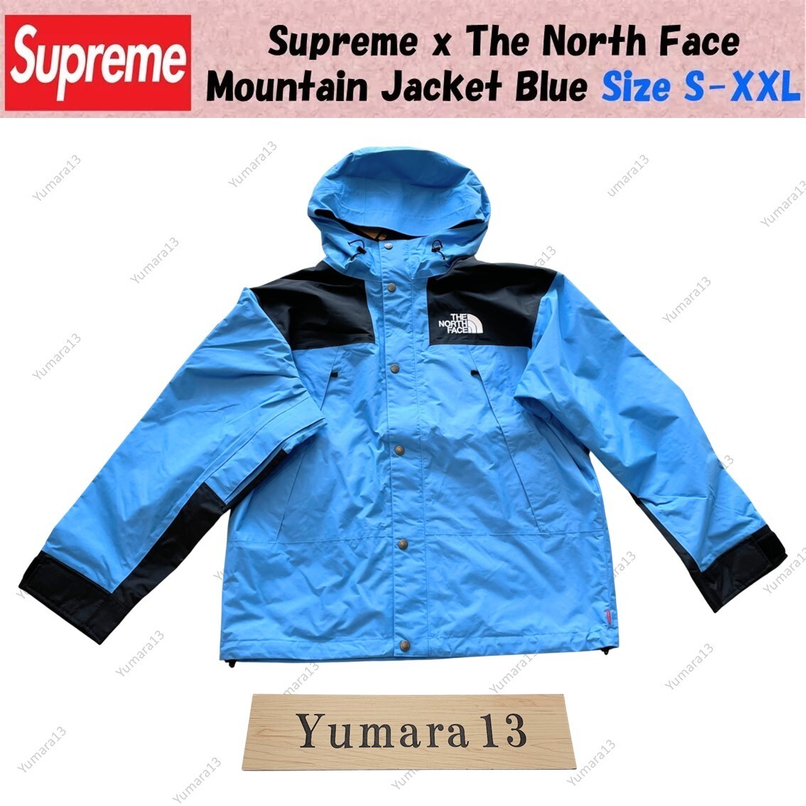 Supreme x The North Face Mountain Jacket Blue Size S-XXL | eBay