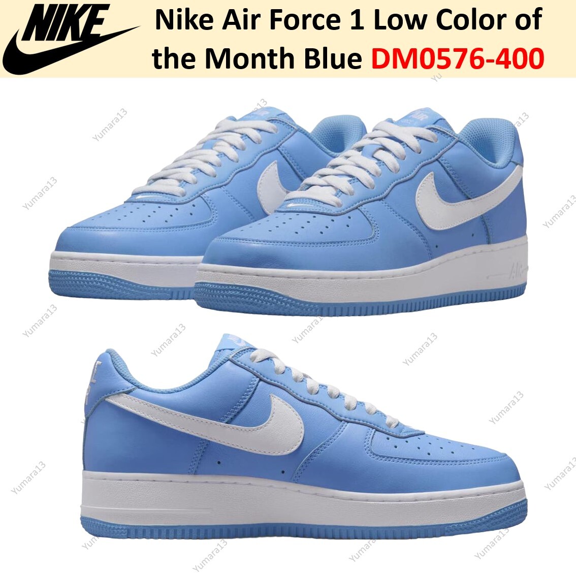 Nike Air Force 1 Low Color of the Month Blue DM0576-400