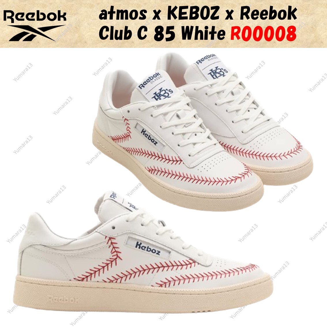 GQ2390◇Reebok / atmos : Club C 85 AXB GQ2390◇Reebok / atmos : Club C 85 AXB - メルカリ