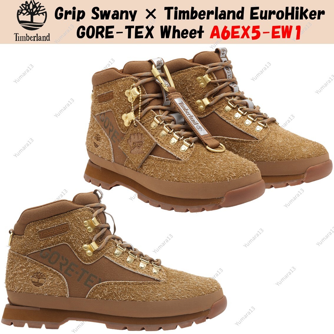 靴 GRIP SWANY x Timberland EuroHIker Timberland's GORE-TEX EuroHiker Is Now Equipped With Hooks