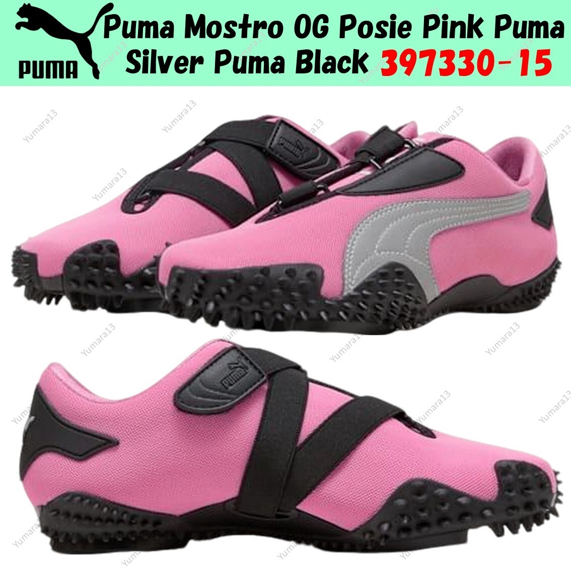 Puma Mostro OG Posie Pink Puma Silver Puma Black 397330-15