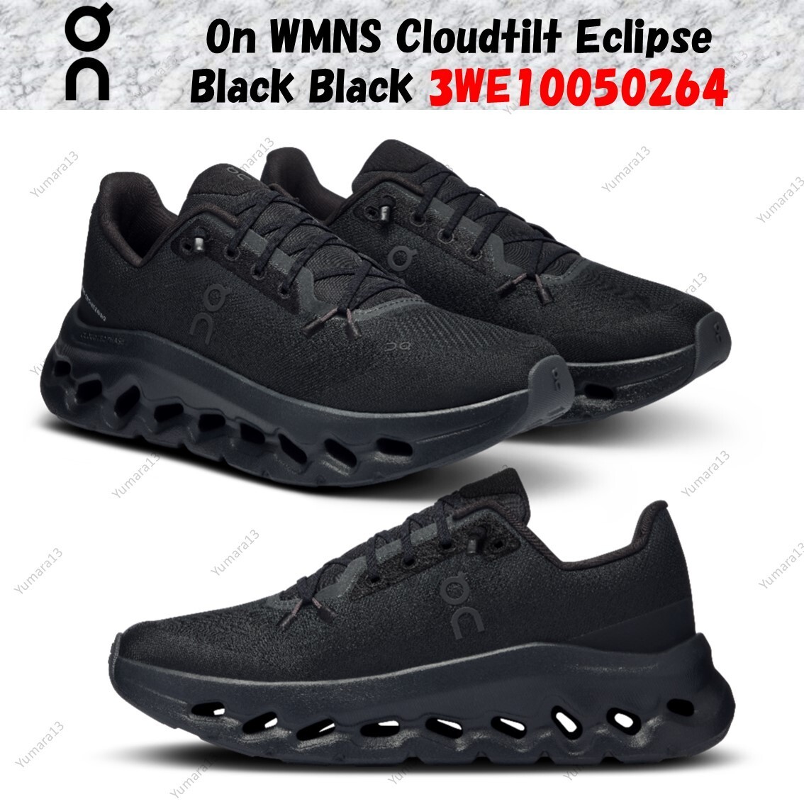 On WMNS Cloudtilt Eclipse Black Black 3WE10050264 Women's