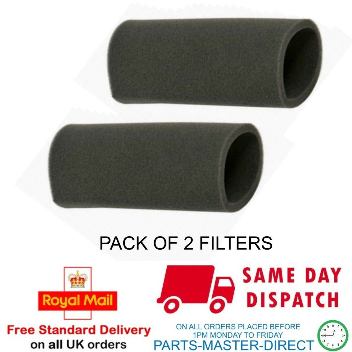 FITS BOSCH ATHLET CORDLESS VACUUM FOAM FILTER x 2 FILTERS eBay