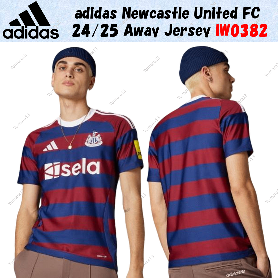 adidas Newcastle United FC 24/25 Away Jersey IW0382 Japan