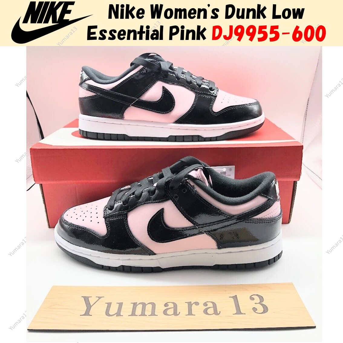 ウィメンズ Nike Dunk Low Pink Foam Black (W) Nike Dunk Low Valentine's Day GS Size 7Y Big Kids FZ3548-612