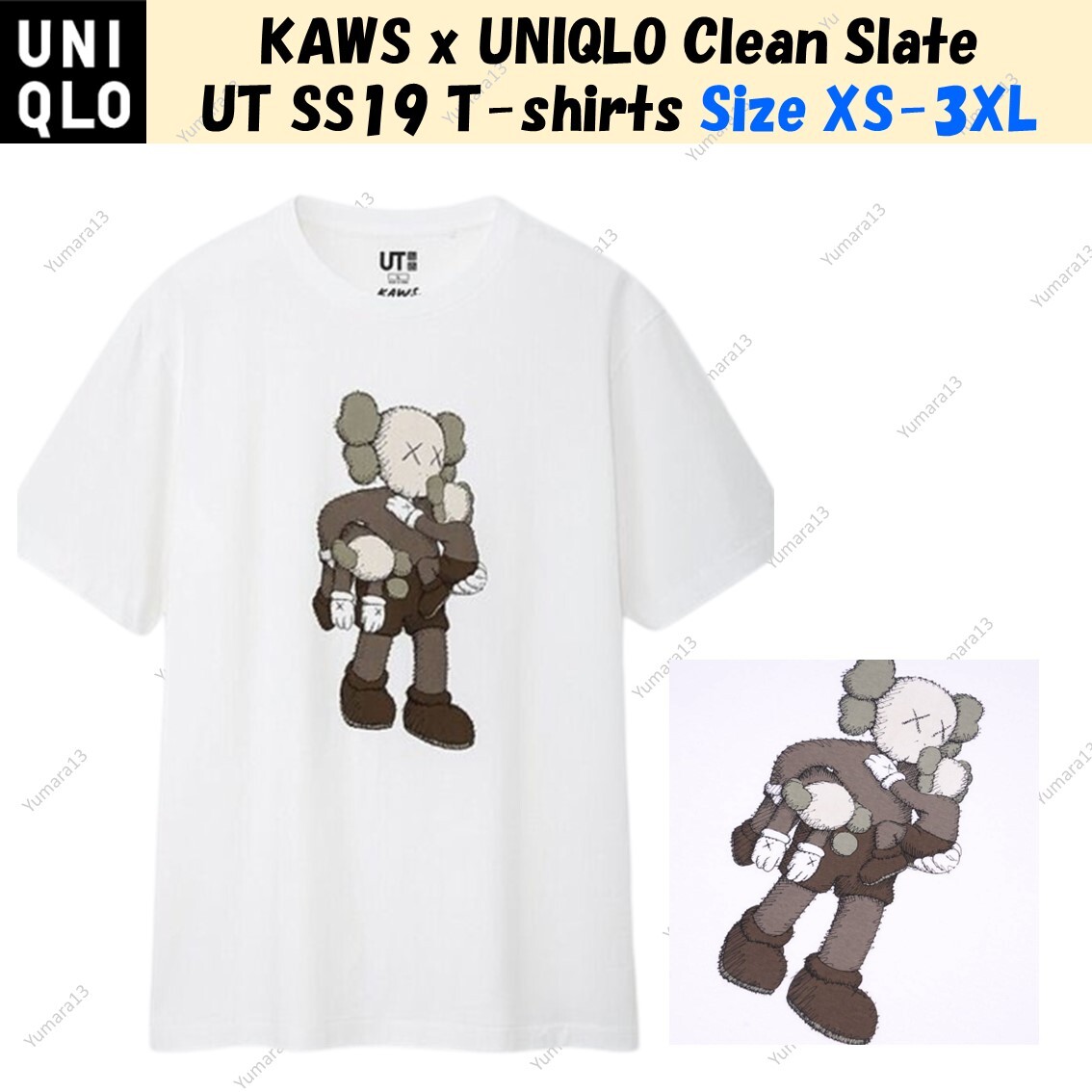 ユニクロ　kaws Uniqlo x Kaws 'Kaws Tokyo First Tee' White Size S-2XL NWT | eBay