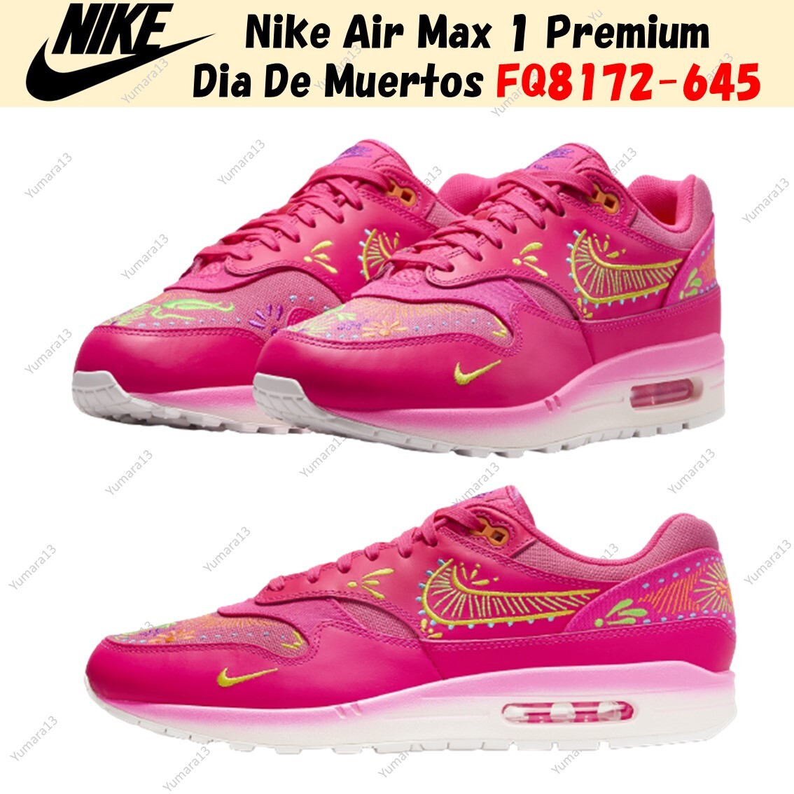 スニーカー Nike Air Max 1 Premium Dia De Muertos Nike Air Max 1 Premium WMNS 'Día de Muertos' | Sneakerjagers