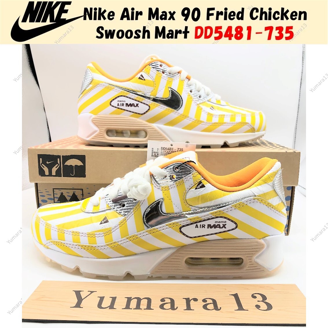 Nike Air Max 90 Fried Chicken Swoosh Mart DD5481-735 Men's