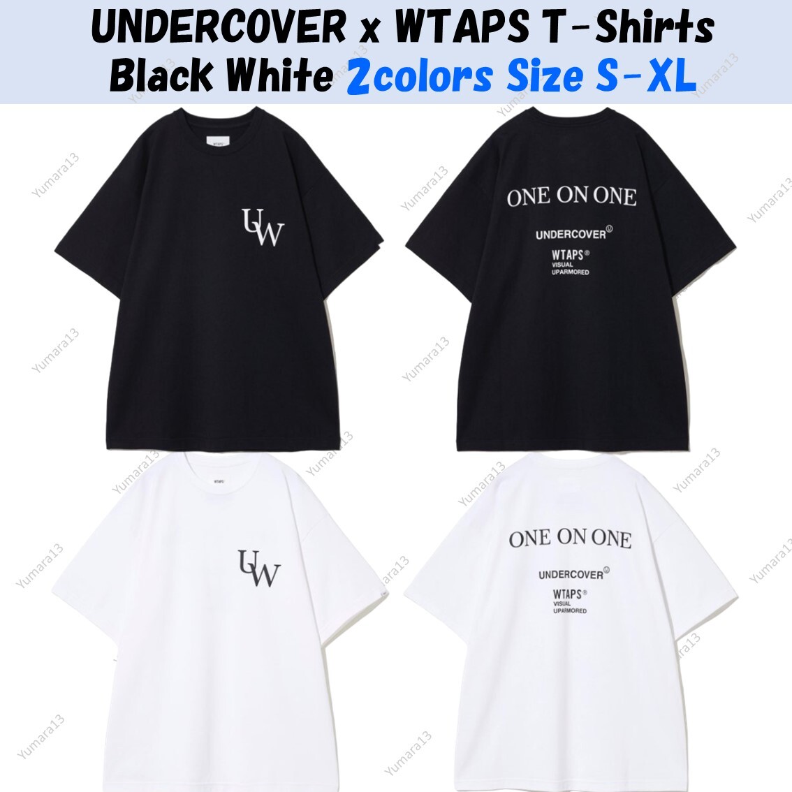 トップス WTAPS EX_40 Collection UNDERCOVER x WTAPS T-Shirts Black White 2colors Size S-XL | eBay