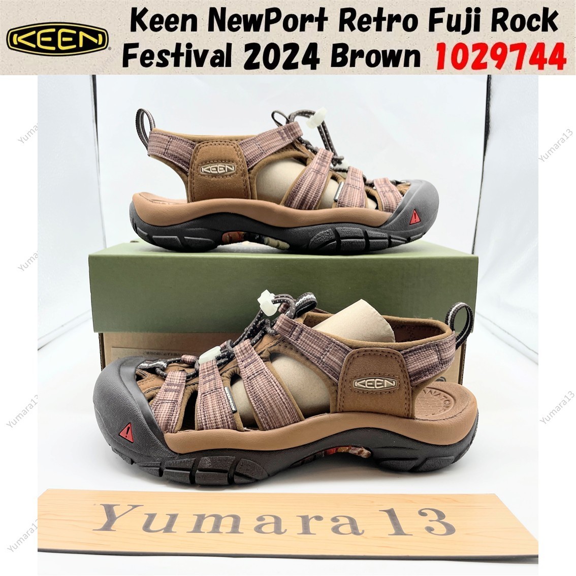 Keen NewPort Retro Fuji Rock Festival 2024 Brown 1029744