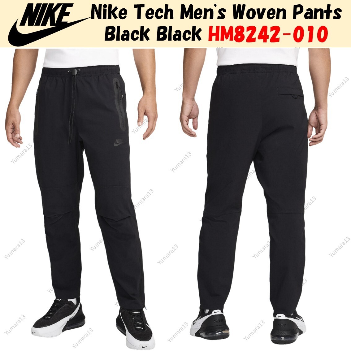 ★★Nike★★ Tech Woven Pants M Black HM8242010 HM8242-010 Nike Tech Men's Woven Pants Black Black HM8242-010 Japan